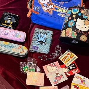 Hello Kitty and Keroppi Accessories lot